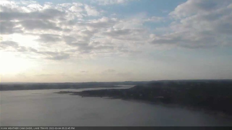 Lake Travis webcam, March 4, 2022 5:25 PM CT