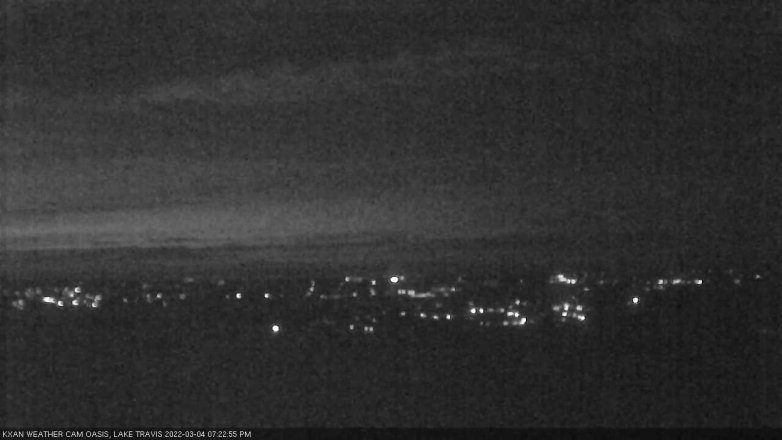 Lake Travis webcam, March 4, 2022 7:25 PM CT