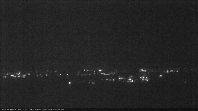 Lake Travis webcam, March 4, 2022 7:45 PM CT