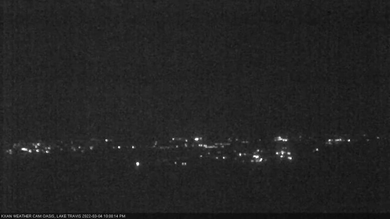 Lake Travis webcam, March 4, 2022 10:00 PM CT