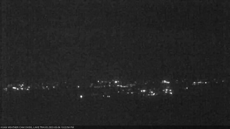 Lake Travis webcam, March 4, 2022 10:25 PM CT