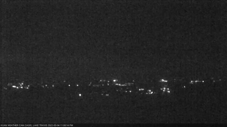 Lake Travis webcam, March 4, 2022 11:00 PM CT