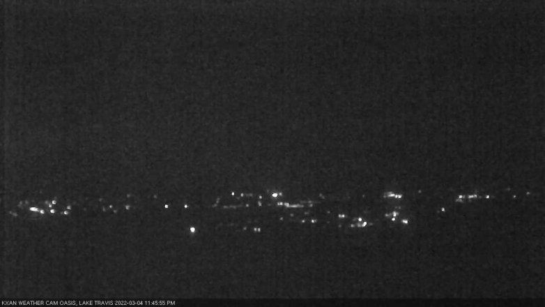 Lake Travis webcam, March 4, 2022 11:45 PM CT