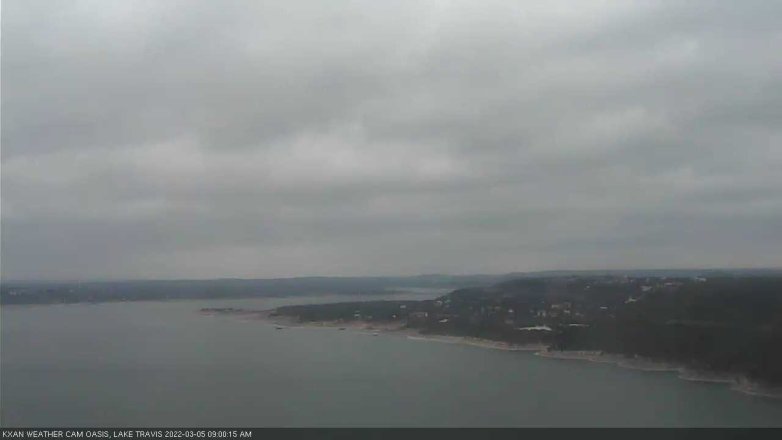 Lake Travis webcam, March 5, 2022 9:00 AM CT