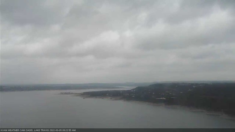 Lake Travis webcam, March 5, 2022 9:25 AM CT