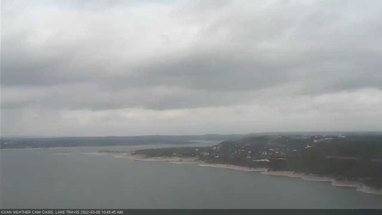 Lake Travis webcam, March 5, 2022 10:45 AM CT