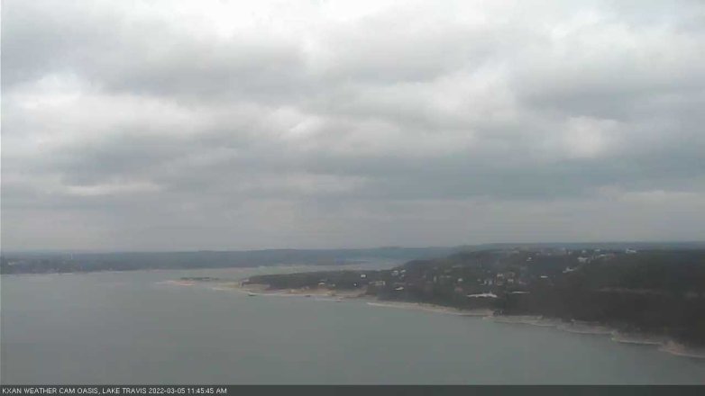 Lake Travis webcam, March 5, 2022 11:45 AM CT