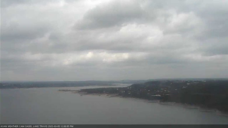 Lake Travis webcam, March 5, 2022 12:00 PM CT