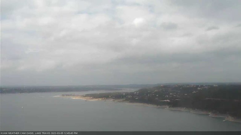 Lake Travis webcam, March 5, 2022 12:45 PM CT