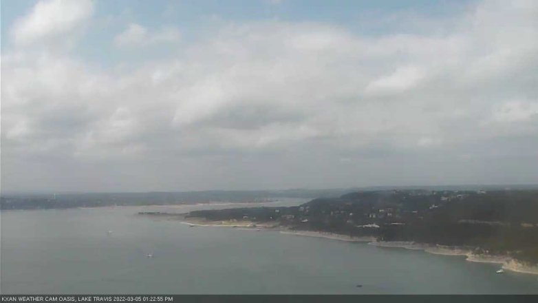 Lake Travis webcam, March 5, 2022 1:25 PM CT