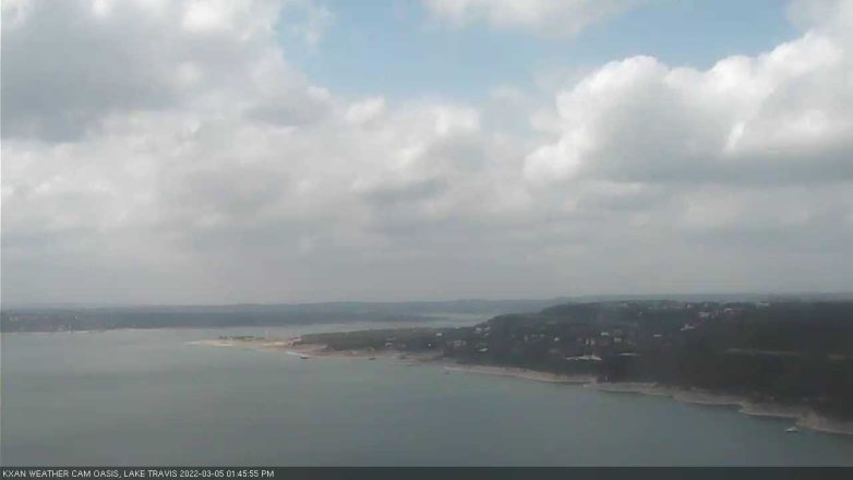 Lake Travis webcam, March 5, 2022 1:45 PM CT
