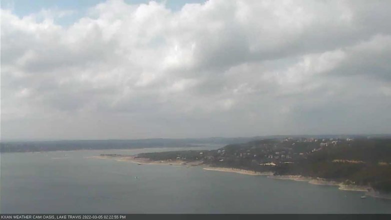 Lake Travis webcam, March 5, 2022 2:25 PM CT