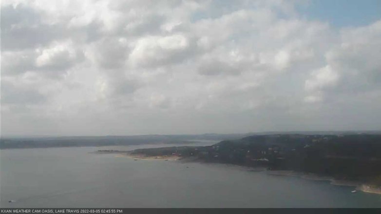 Lake Travis webcam, March 5, 2022 2:45 PM CT