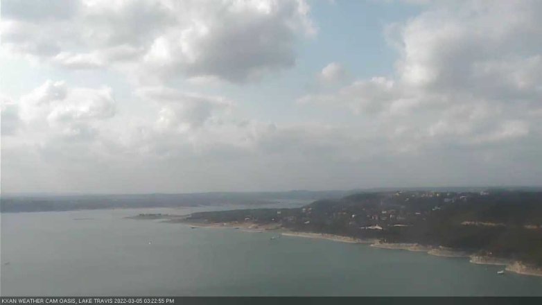 Lake Travis webcam, March 5, 2022 3:25 PM CT