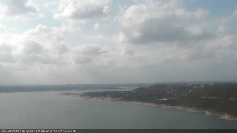 Lake Travis webcam, March 5, 2022 3:45 PM CT