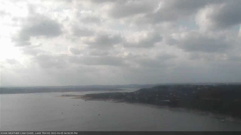 Lake Travis webcam, March 5, 2022 4:00 PM CT