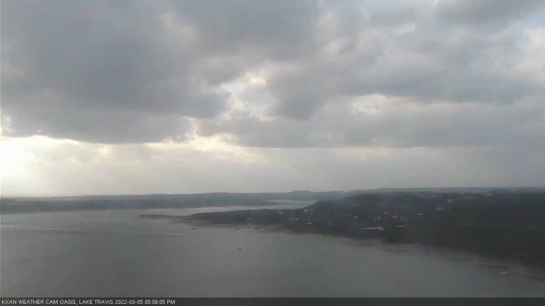 Lake Travis webcam, March 5, 2022 5:00 PM CT