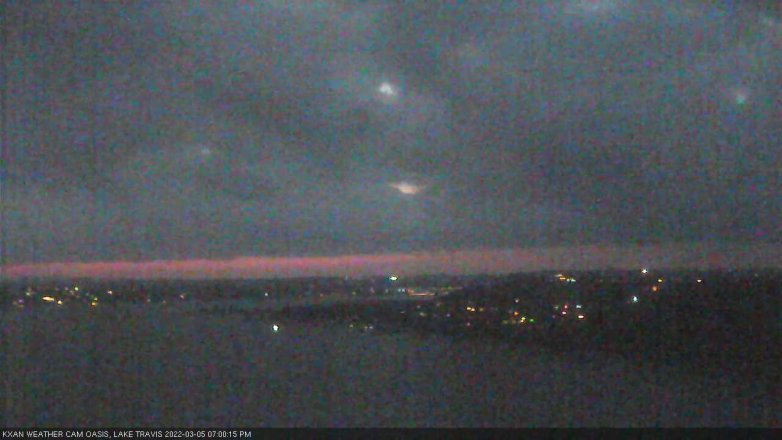 Lake Travis webcam, March 5, 2022 7:00 PM CT