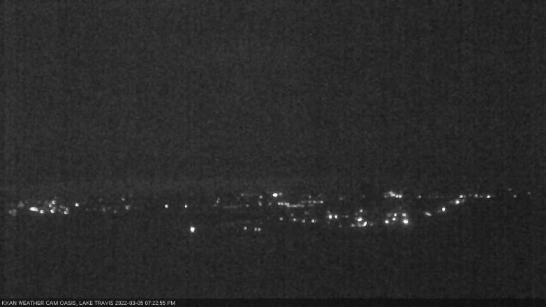 Lake Travis webcam, March 5, 2022 7:25 PM CT