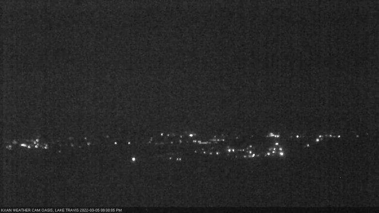 Lake Travis webcam, March 5, 2022 8:00 PM CT