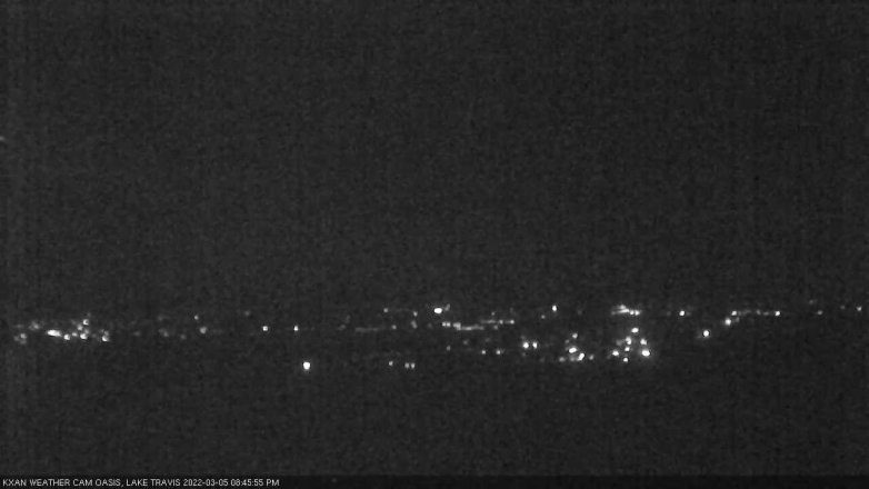 Lake Travis webcam, March 5, 2022 8:45 PM CT