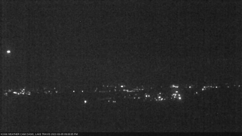 Lake Travis webcam, March 5, 2022 9:00 PM CT