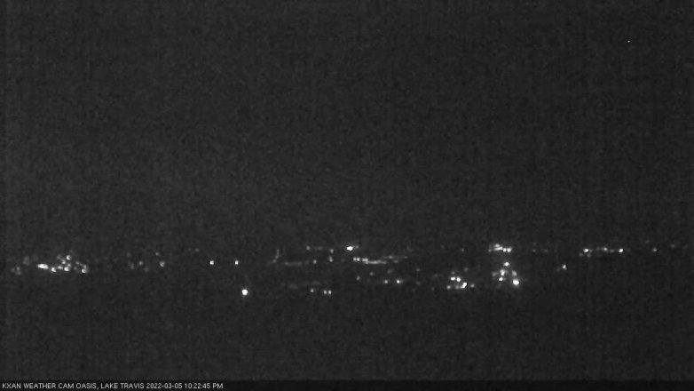 Lake Travis webcam, March 5, 2022 10:25 PM CT