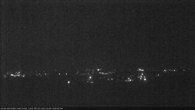 Lake Travis webcam, March 5, 2022 10:45 PM CT