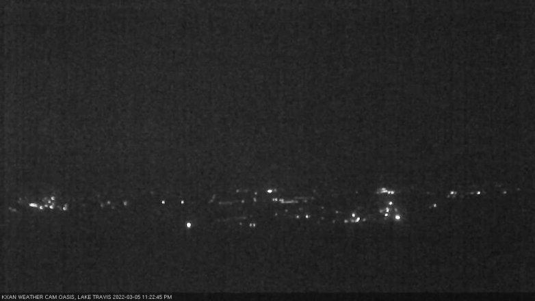Lake Travis webcam, March 5, 2022 11:25 PM CT