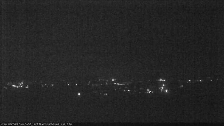 Lake Travis webcam, March 5, 2022 11:45 PM CT