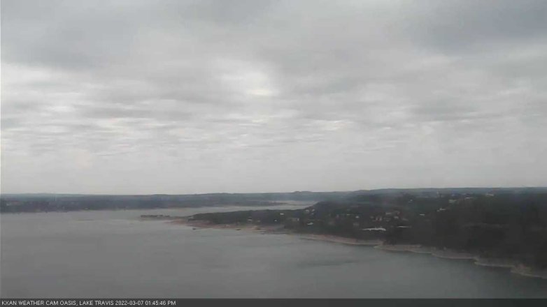 Lake Travis webcam, March 7, 2022 1:45 PM CT