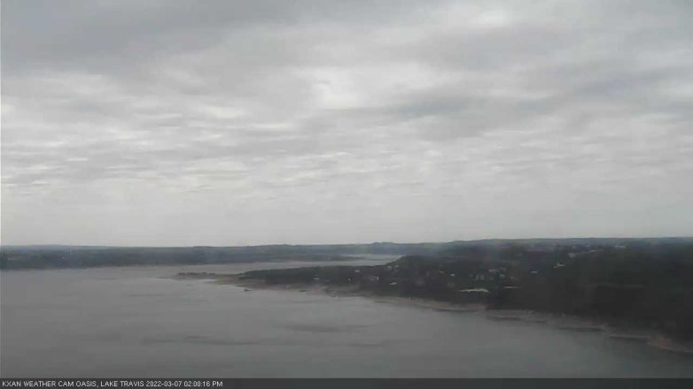 Lake Travis webcam, March 7, 2022 2:00 PM CT