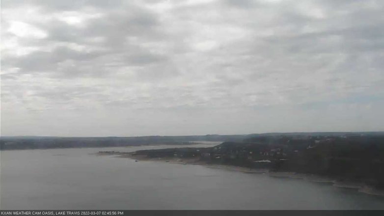 Lake Travis webcam, March 7, 2022 2:45 PM CT