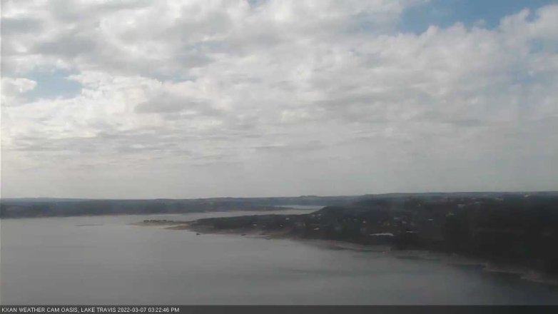 Lake Travis webcam, March 7, 2022 3:25 PM CT