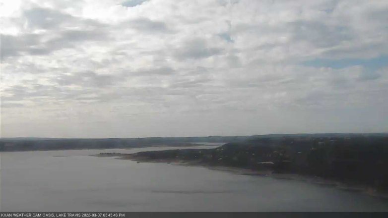 Lake Travis webcam, March 7, 2022 3:45 PM CT