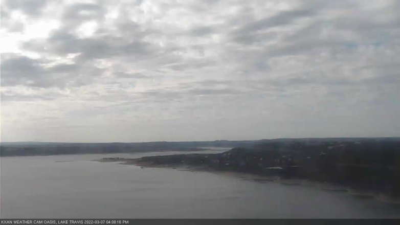 Lake Travis webcam, March 7, 2022 4:00 PM CT
