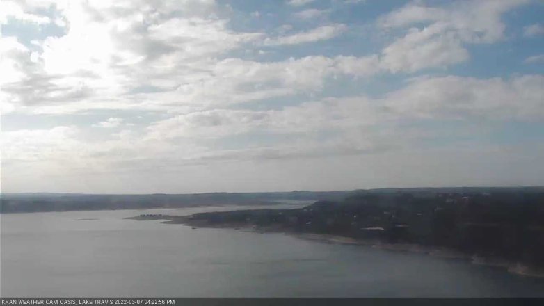 Lake Travis webcam, March 7, 2022 4:25 PM CT