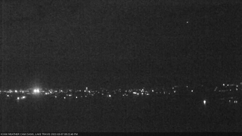 Lake Travis webcam, March 7, 2022 8:25 PM CT