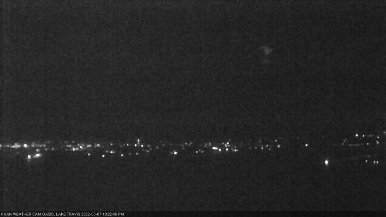 Lake Travis webcam, March 7, 2022 10:25 PM CT