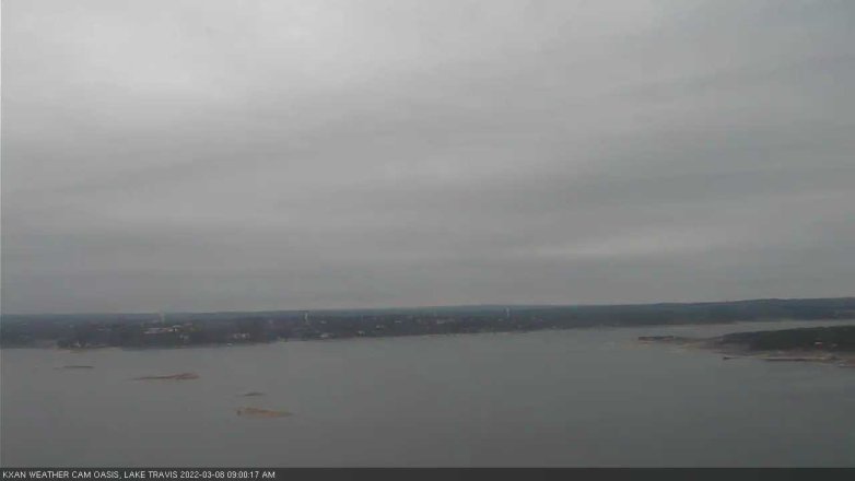 Lake Travis webcam, March 8, 2022 9:00 AM CT