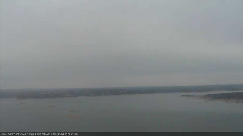 Lake Travis webcam, March 8, 2022 9:25 AM CT