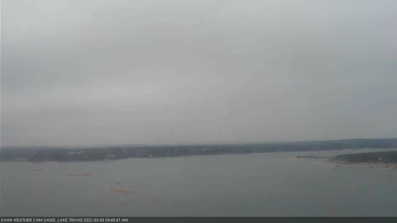 Lake Travis webcam, March 8, 2022 9:45 AM CT