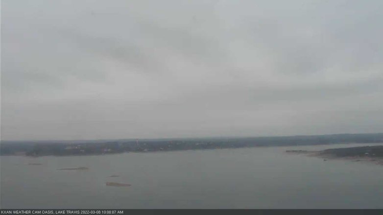 Lake Travis webcam, March 8, 2022 10:00 AM CT