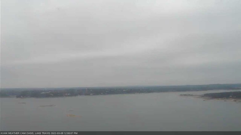 Lake Travis webcam, March 8, 2022 12:00 PM CT