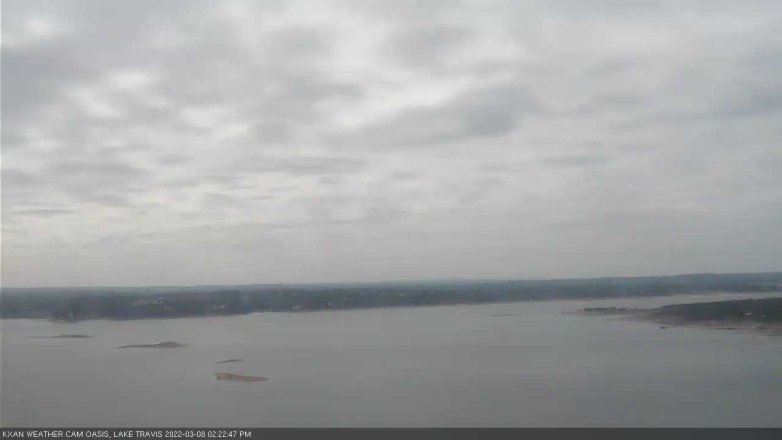 Lake Travis webcam, March 8, 2022 2:25 PM CT