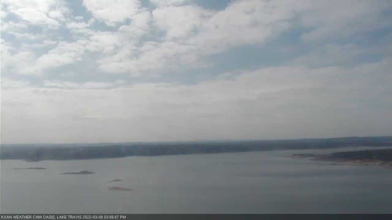 Lake Travis webcam, March 8, 2022 3:00 PM CT