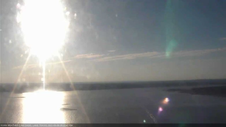 Lake Travis webcam, March 8, 2022 5:25 PM CT