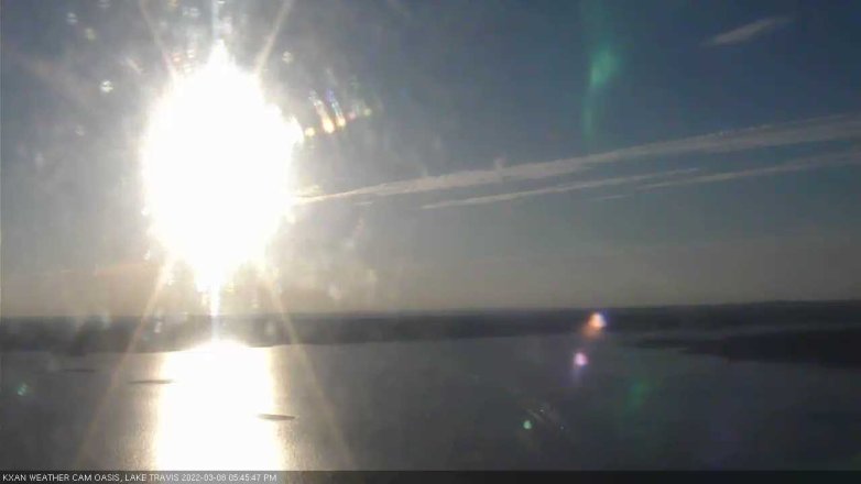 Lake Travis webcam, March 8, 2022 5:45 PM CT