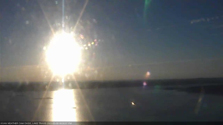 Lake Travis webcam, March 8, 2022 6:00 PM CT