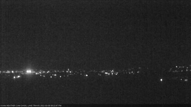 Lake Travis webcam, March 8, 2022 8:25 PM CT